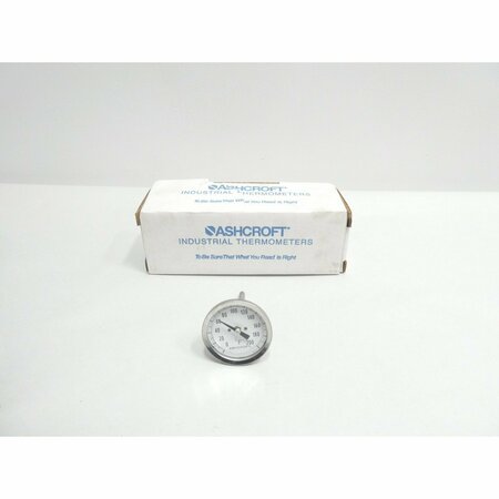 ASHCROFT 2IN 1/4IN 2-1/2IN 0-200F NPT BIMETAL THERMOMETER 20-EI60R-025-0/200F